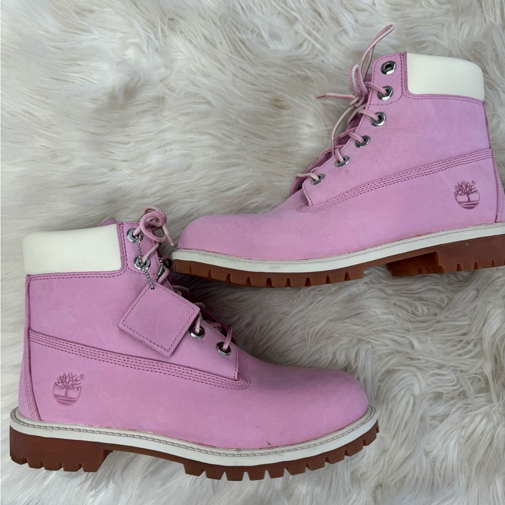 Pink Timberlands